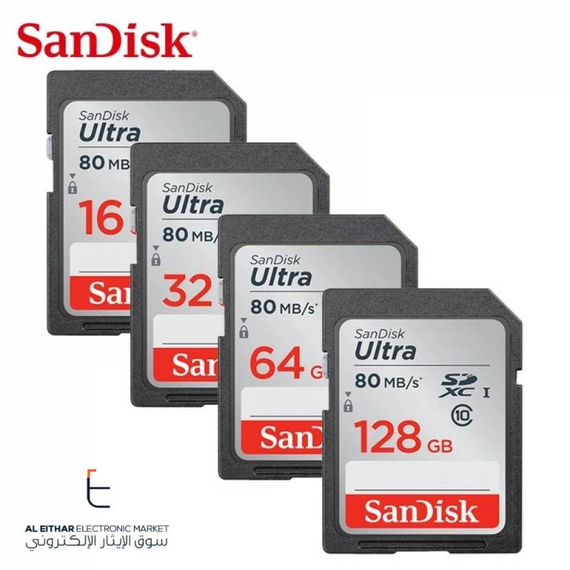 ذاكرة كاميرا 64 قيقا SanDisk	